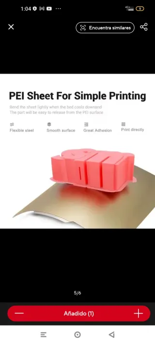 Nuevo fleje magnético PEI impresora 3D 220*220.