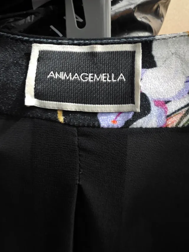 Vestido terciopelo Anima Gemella flores