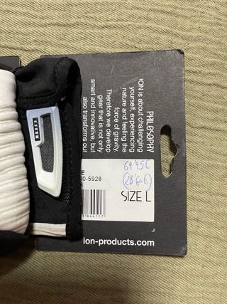 Guantes ION Haze Negro/Blanco