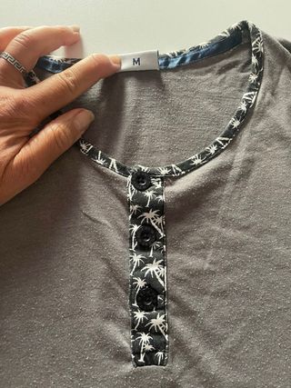 Completo uomo grigio e nero