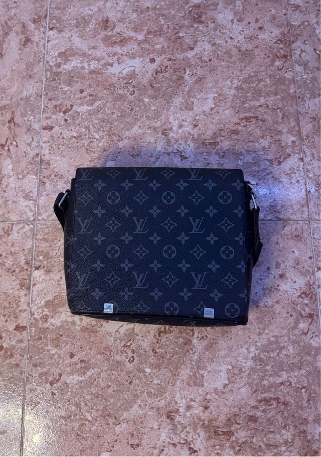 Bandolera Louis Vuitton Negra y Gris