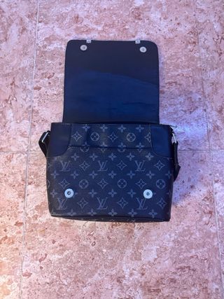 Bandolera Louis Vuitton Negra y Gris