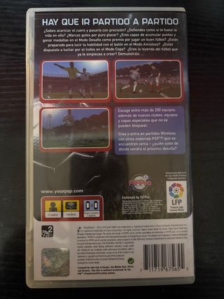 World Tour Soccer Fútbol Total PSP