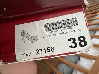 Tacones XTI Negros Talla 38