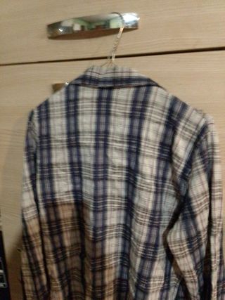 Italy Camicia a Quadri bianco nera Tg M