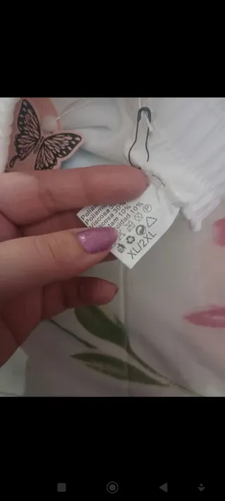 Pantalón corto degradado blanco y azul