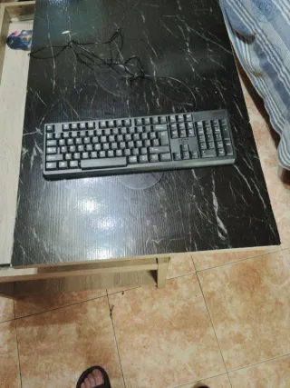 Ratón y Teclado ISY Negro