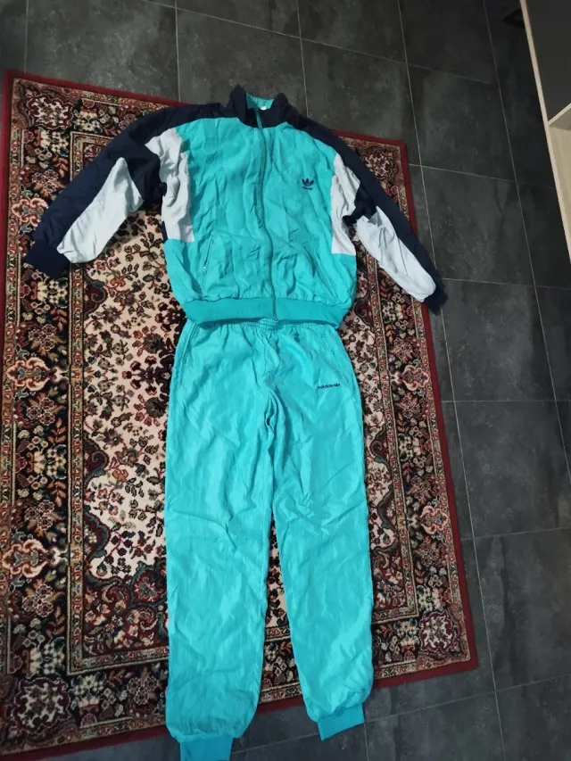Chándal Adidas Vintage Azul/Turquesa