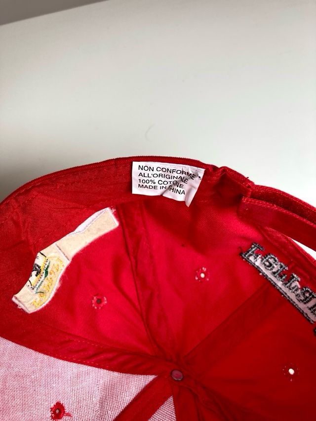 Vintage Marlboro x Ferrari cap black and red