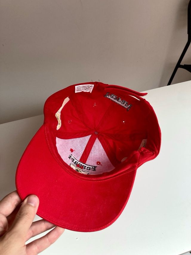 Vintage Marlboro x Ferrari cap black and red