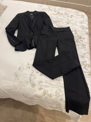 Traje Zara Raya Diplomática Negro