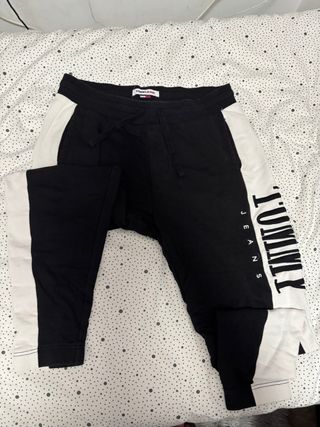 Pantalón Tommy Jeans Negro y Blanco
