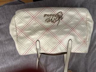 Bolso Moschino Shopper Blanco Roto