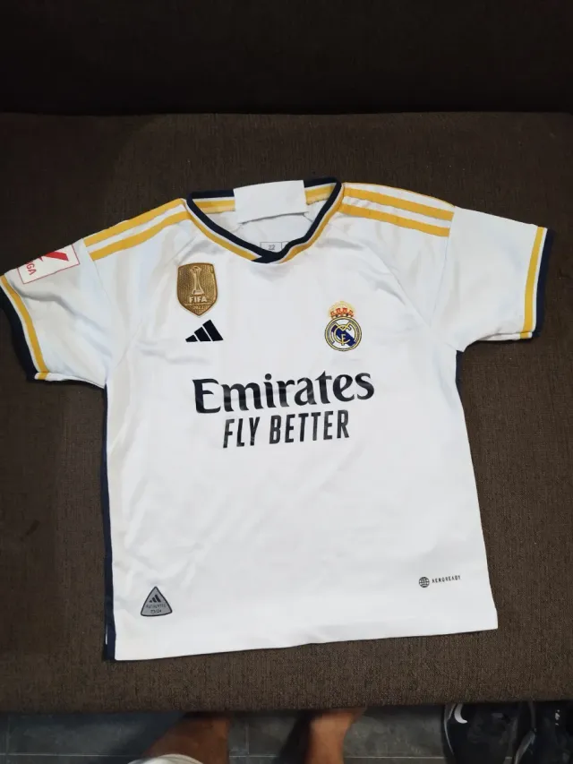 2 Camisetas Real Madrid Adidas Talla Niño