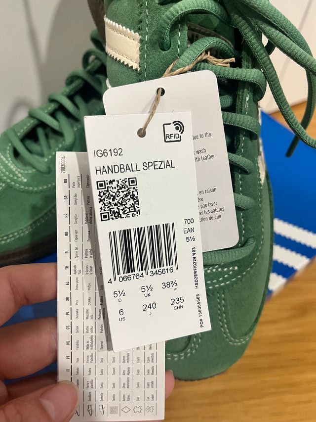 Adidas Handball Spezial Verdes Novas c/ Etiqueta