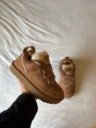 UGG Lowmel Beige/Marrón