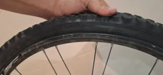 Rueda de Bicicleta con Disco de Freno