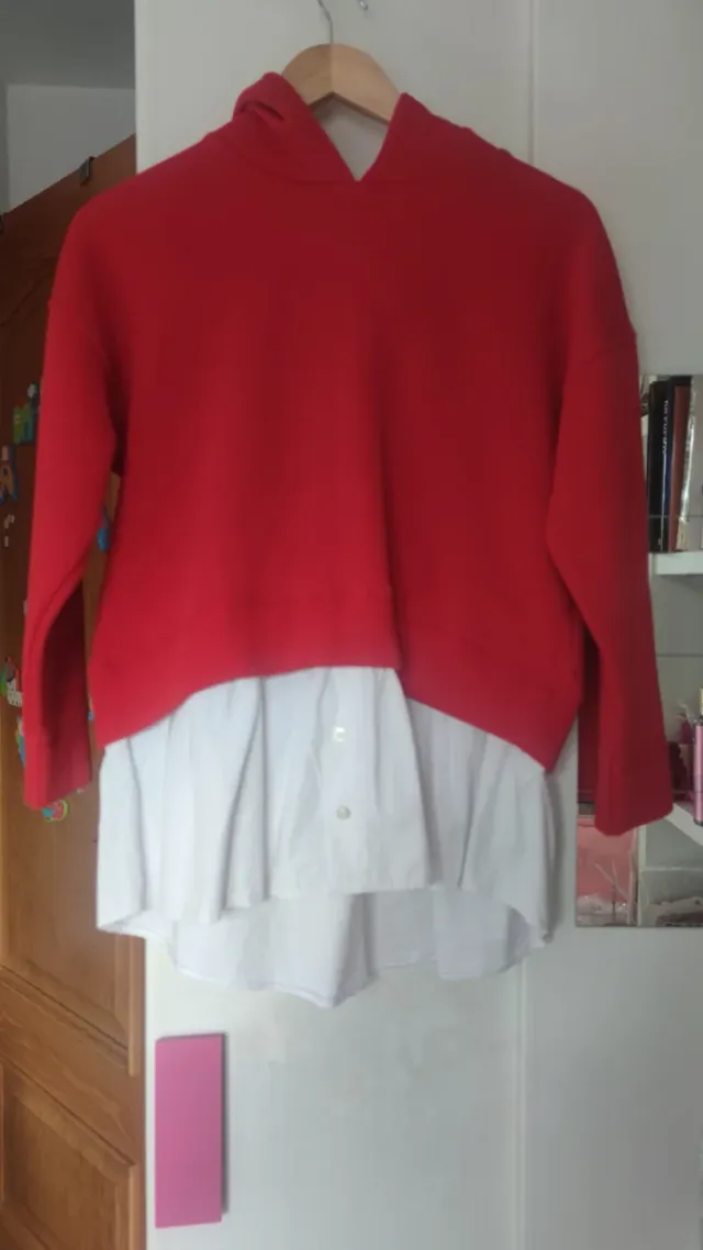 Sudadera Zara combinada niña 11-12 años