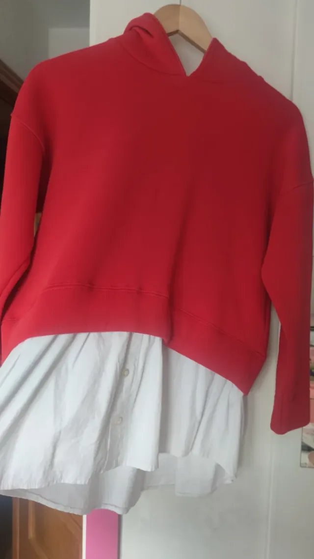 Sudadera Zara combinada niña 11-12 años