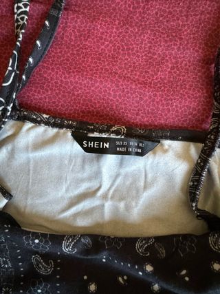 Crop top Shein Paisley