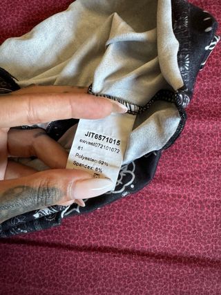 Crop top Shein Paisley