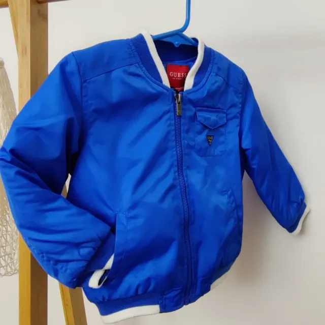 Abrigo niño Guess 2 años azul