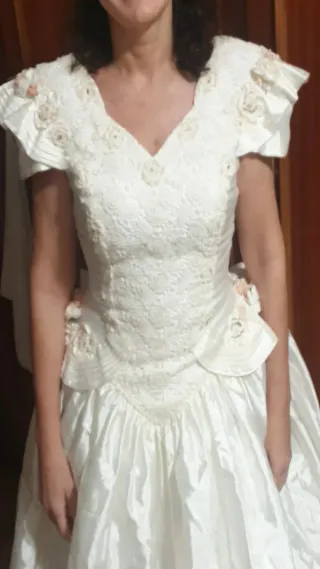 Vestido de Novia Princesa Seda Salvaje