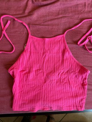 Top Shein fucsia