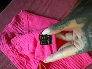 Top Shein fucsia