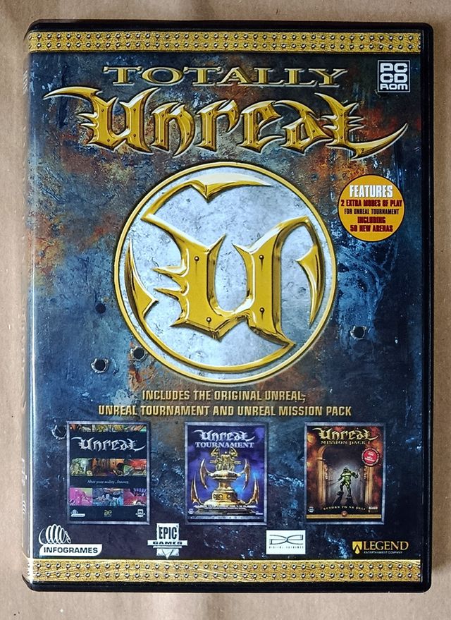 Unreal Tournament & Mission Pack PC CD-ROM