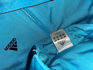 Sudadera Adidas cremallera azul