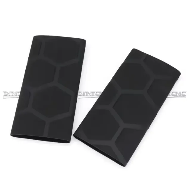 Empuñaduras Moto Hexagonales Negras