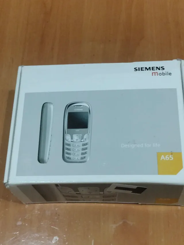 Teléfono Móvil Siemens A65 Gris/Blanco