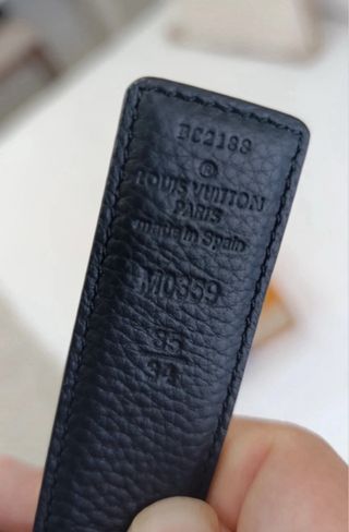 Cinturón Louis Vuitton Marrón y Dorado