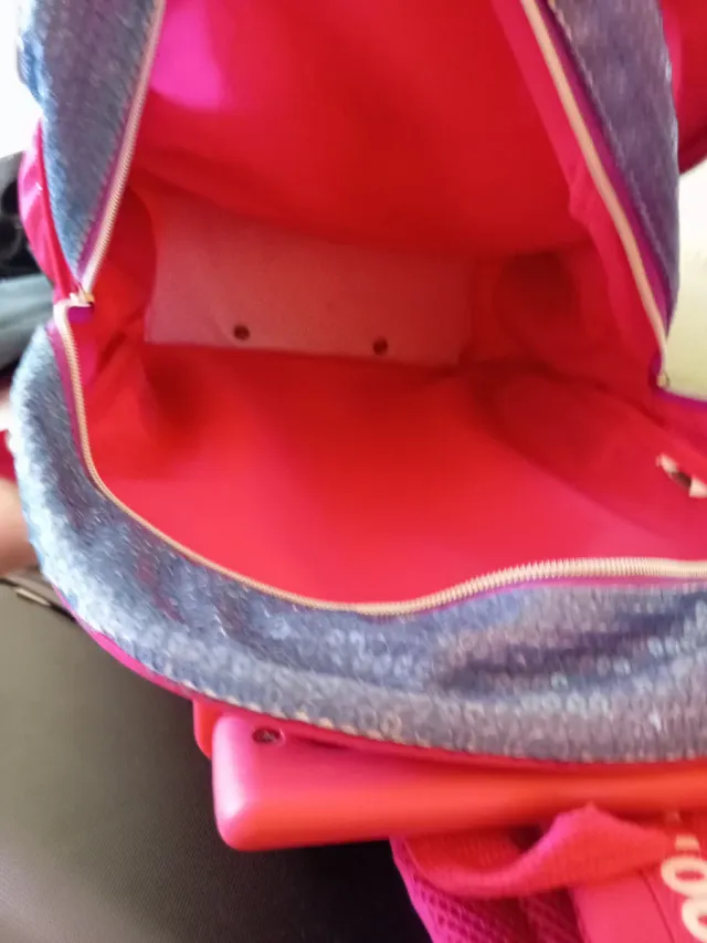 Mochila Footy con carro, luz y lentejuelas