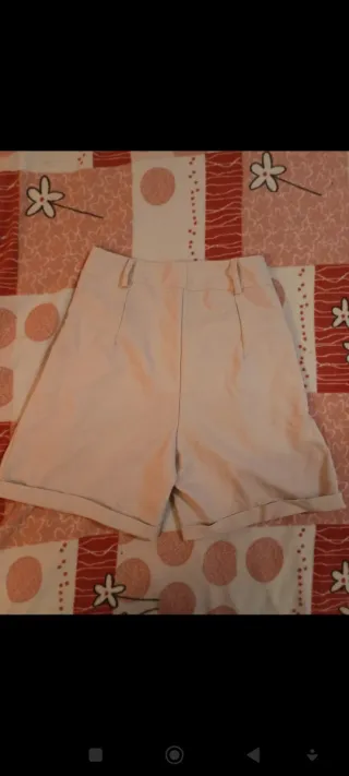 Pantalones cortos rosa pastel