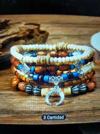 40 Pulseras Variadas bisutería,Estilo Boho,pack,A