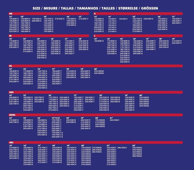 Catene da neve per auto Sparco XXL/2 pezzi
