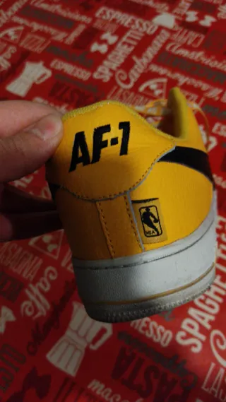 Zapatillas Nike Air Force 1 AF-1 Amarillas NBA