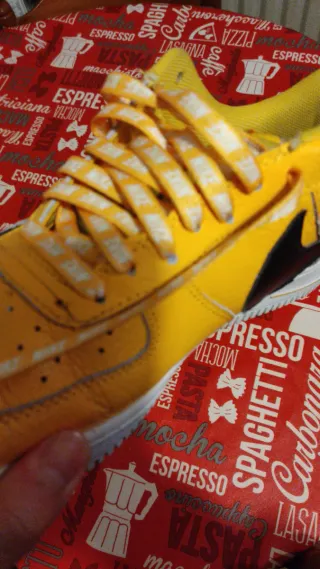 Zapatillas Nike Air Force 1 AF-1 Amarillas NBA