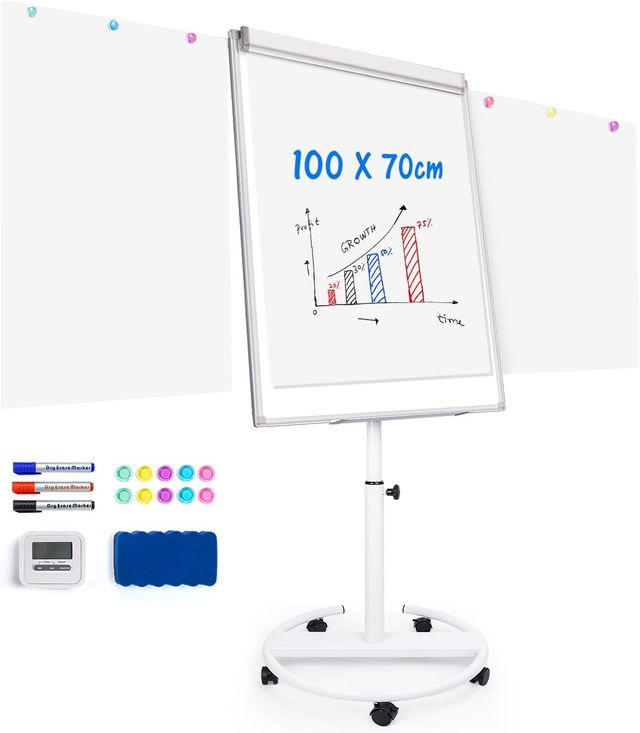 Pizarra MAXTEK Rotafolios 100x70cm Ajustable