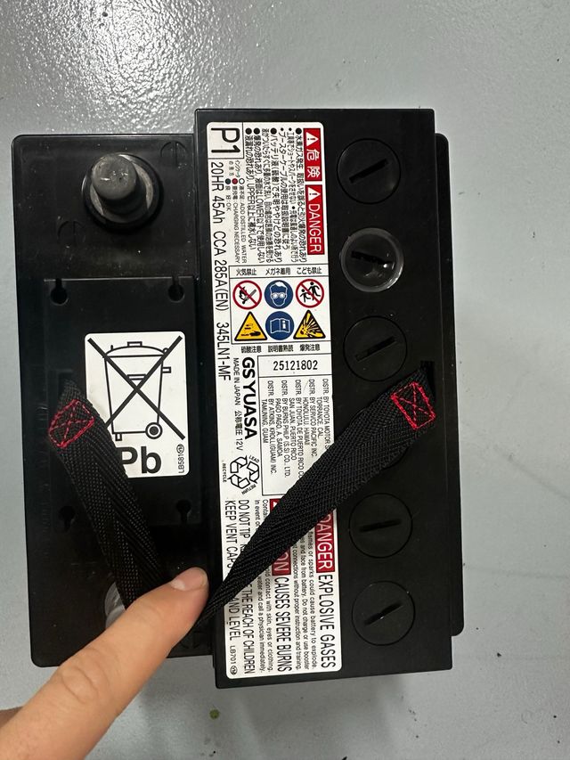 Batería Coche Toyota Yuasa 45Ah 285A