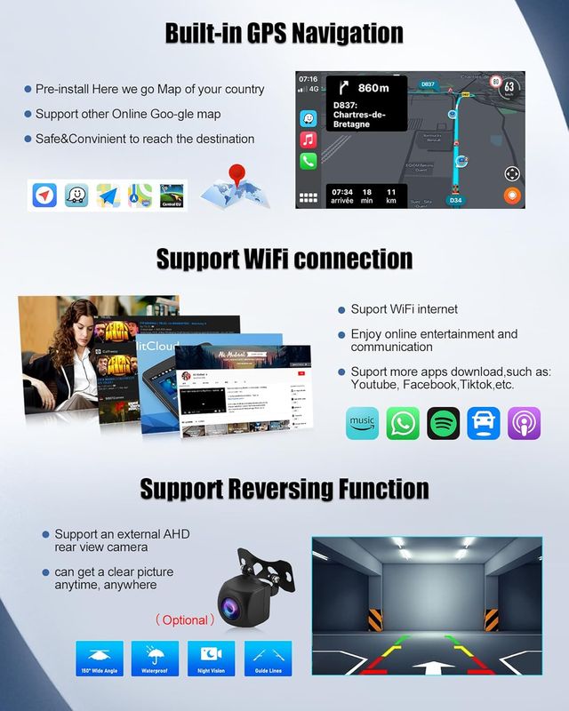 4+64GB Radio Android 13 Golf 5 / 6 / PASSAT / POLO