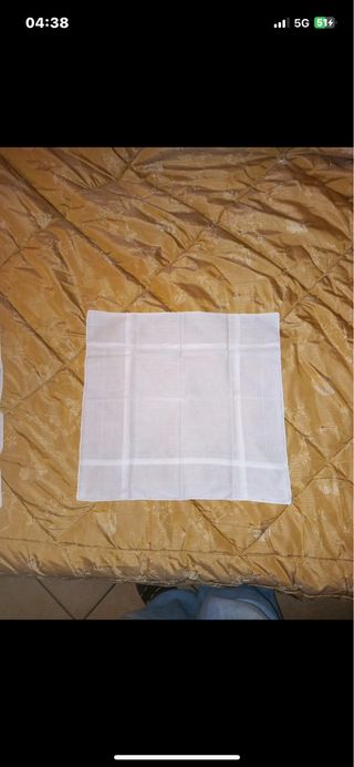 3 Fazzoletti Cotone Grandi 40x40 cm