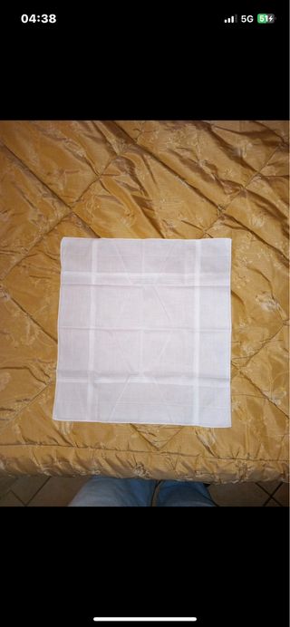 3 Fazzoletti Cotone Grandi 40x40 cm