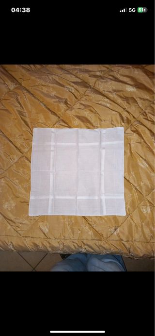 3 Fazzoletti Cotone Grandi 40x40 cm