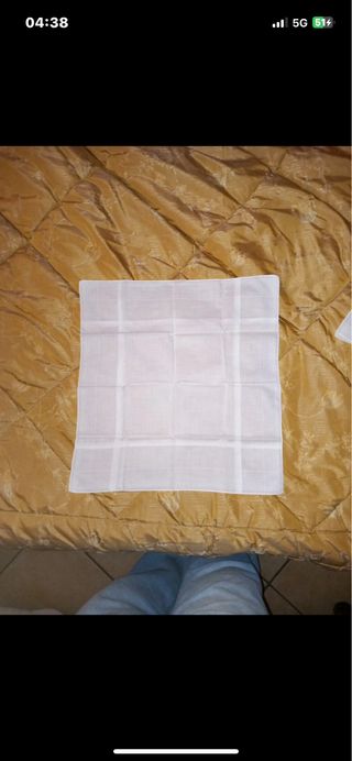 3 Fazzoletti Cotone Grandi 40x40 cm