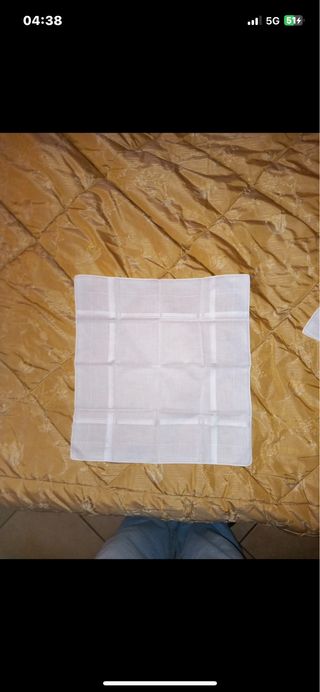 3 Fazzoletti Cotone Grandi 40x40 cm