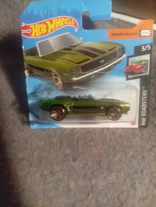 Hot Wheels 69 Camaro SS Verde