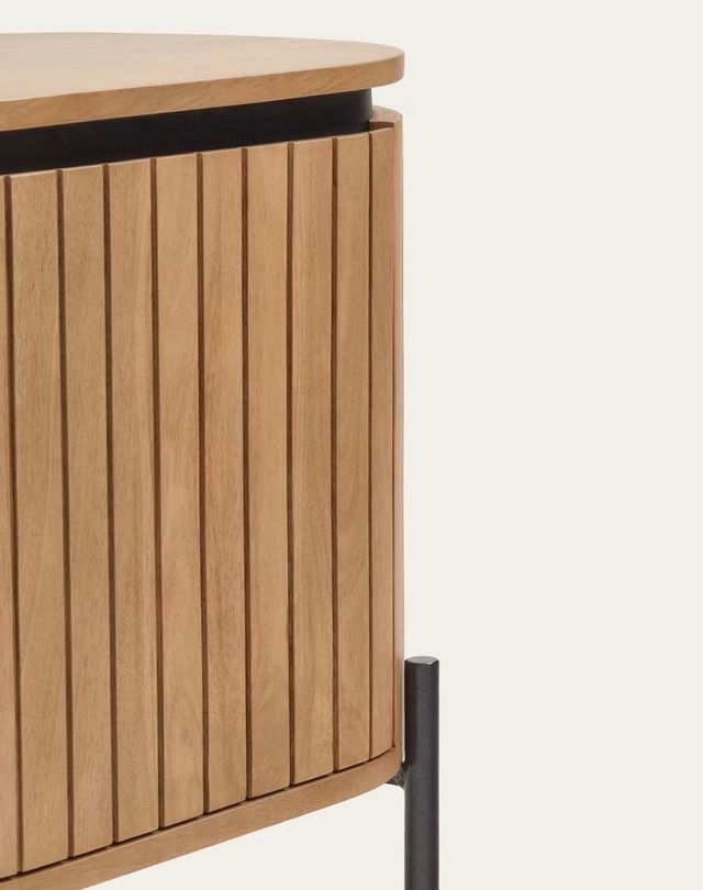 Mesa de cabeceira Licia 1 porta em madeira maciça